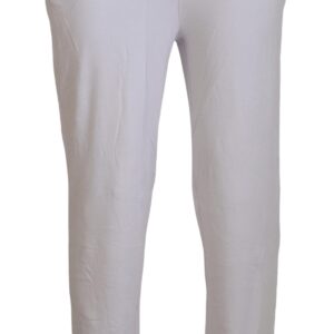 Chic White Jogger Pants - Casual Elegance