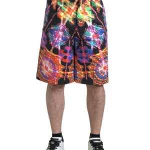 Multicolor Printed Bermuda Shorts