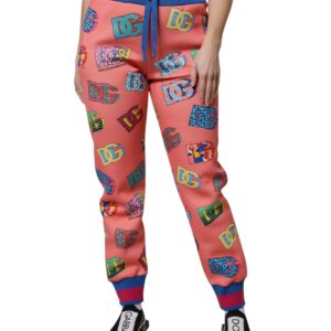 Pink Logo Monogram Jogger Sweatpants Pants