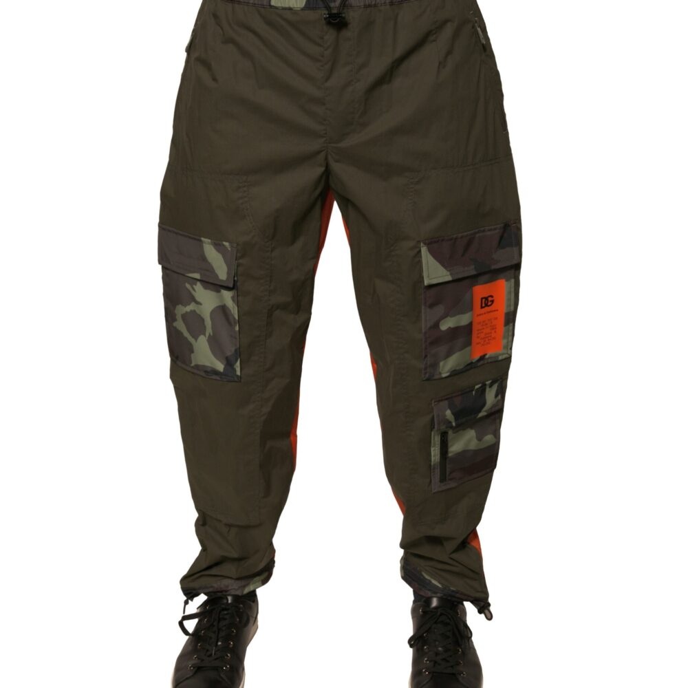 Multicolor Camouflage Jogger Cargo Pants