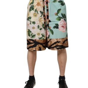 Multicolor Floral Print Men Bermuda Shorts