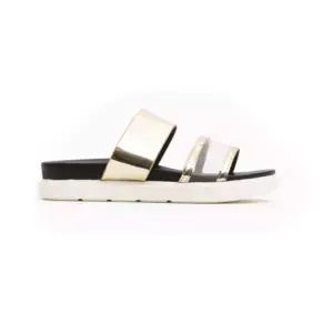 Gold Polyethylene Womens Sandal