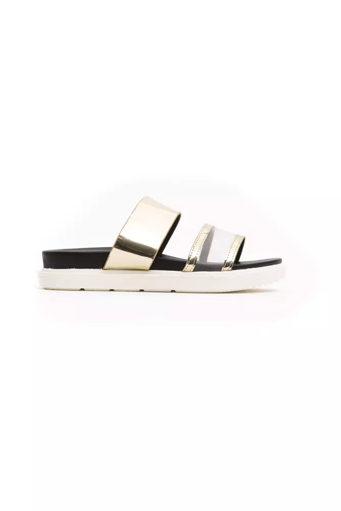 Gold Polyethylene Womens Sandal