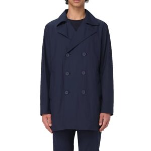 Blue Recycled Polyester Men Jacket