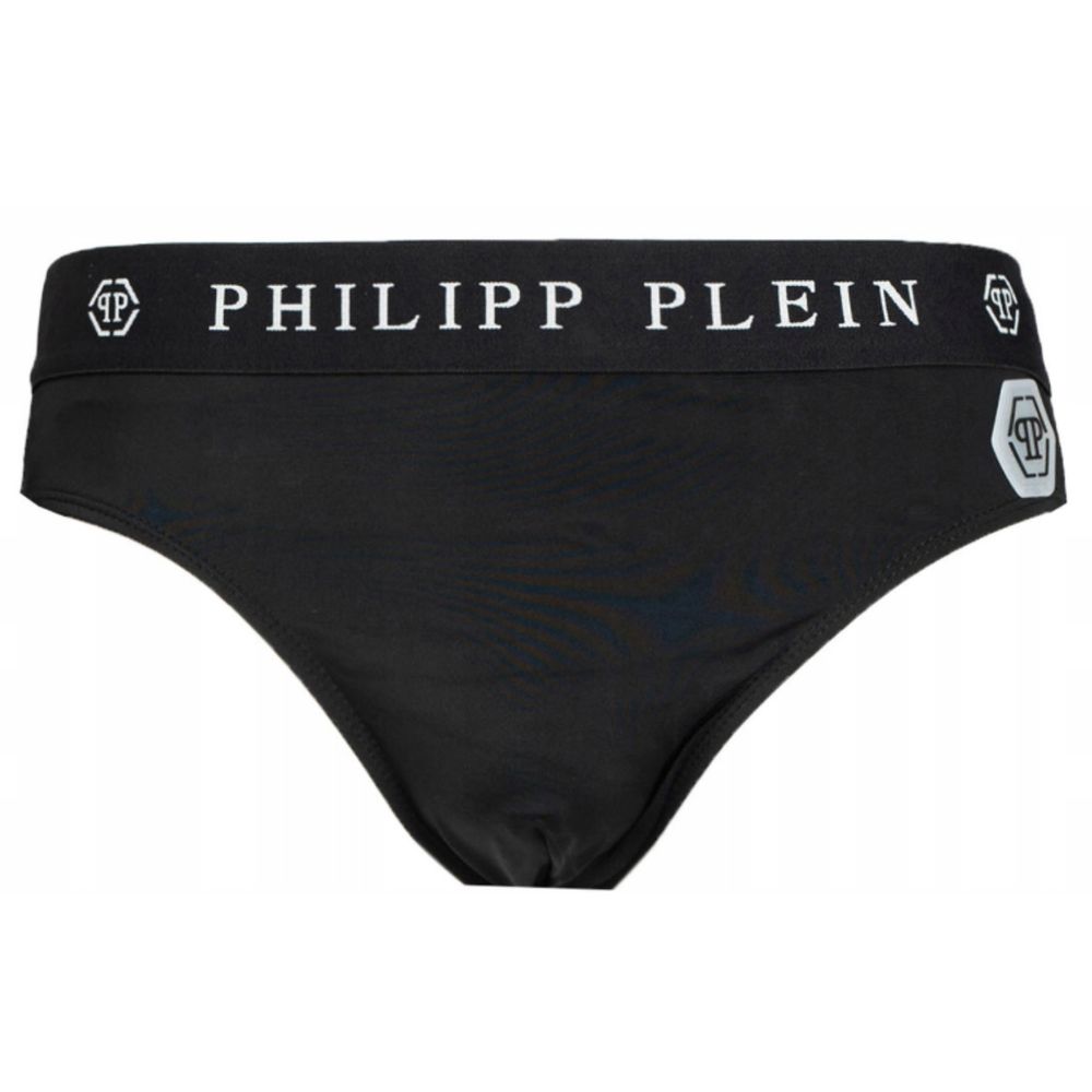 Black Polyamide Men Swim Briefs