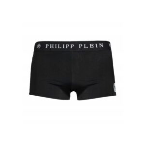 Black Polyamide Men's Swim Trunks