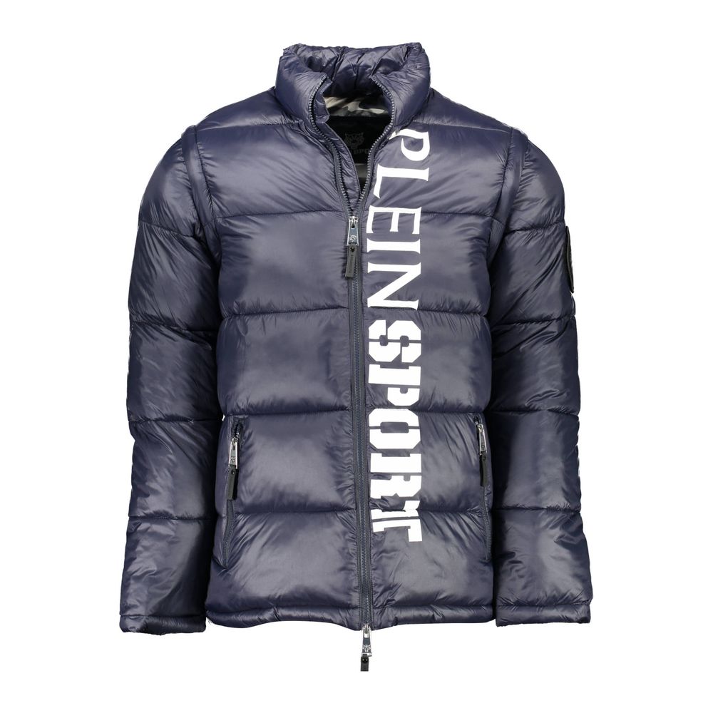 Blue Polyester Jacket