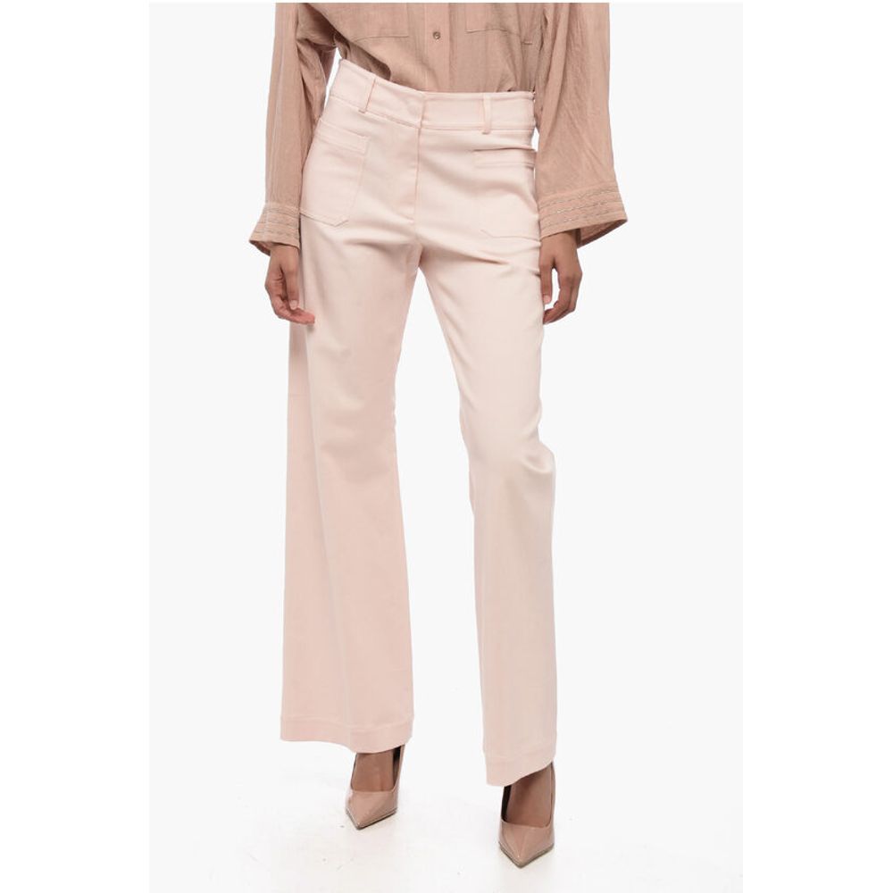 Denim NINA Wide-Leg Pants