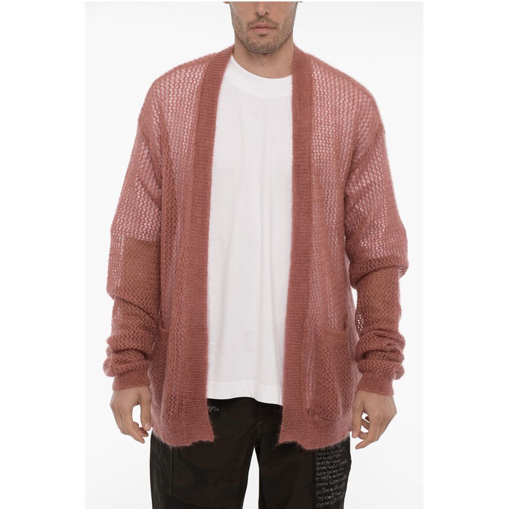 Openwork Mohair and Silk VIVIENNE Cardigan