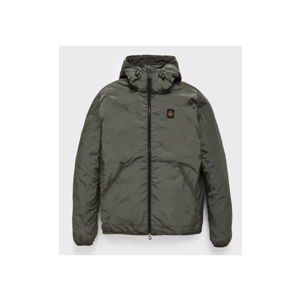 Green Polyamide Men's Jacket