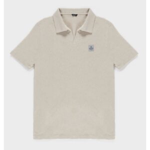 White Cotton Polo Shirt