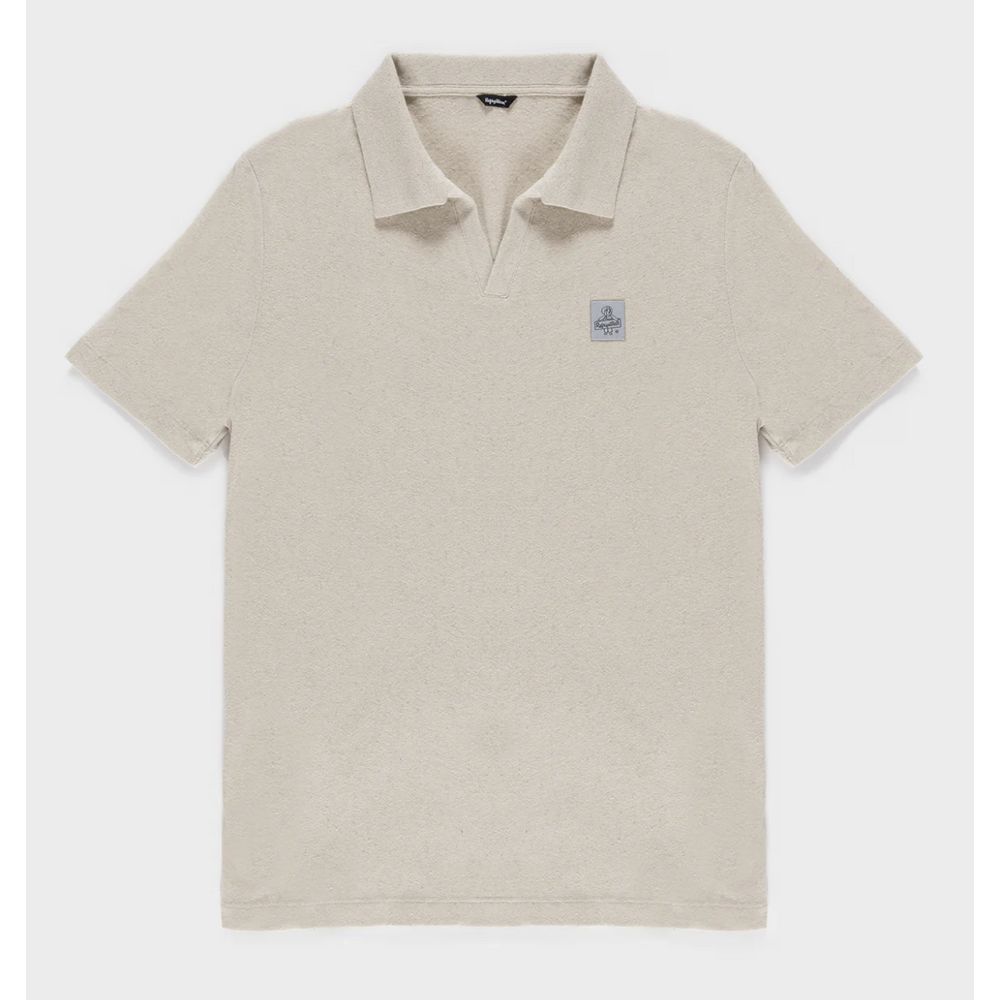 White Cotton Polo Shirt