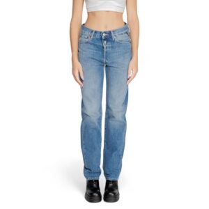 Blue Cotton Mom Jean