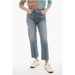 High-Waisted Straight Leg 70s STOVE PIPE Jeans 19cm