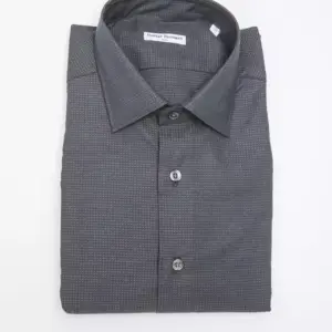 Black Cotton Men Shirt