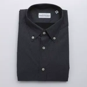 Black Cotton Men's Shirt