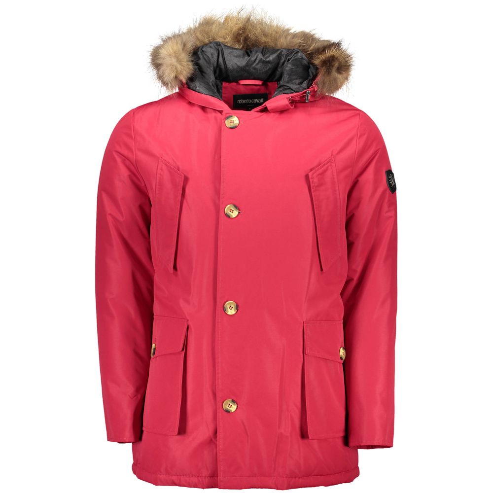 Red Polyester Jacket