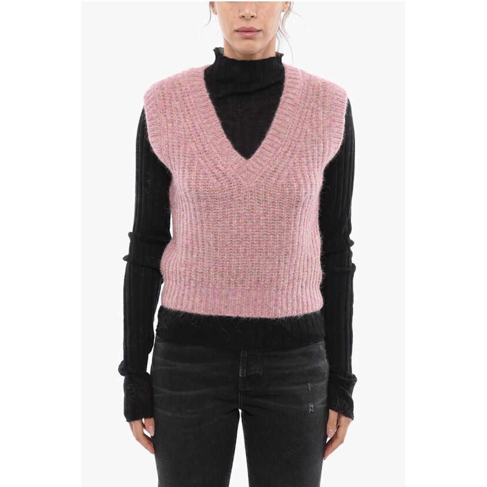 Melange Effect Knitted PRISCILLA Vest