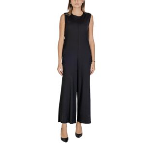 Black Polyester Jumpsuit