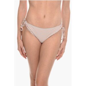 Gingham Checked FILIPPA Tie-Side Bikini Bottom