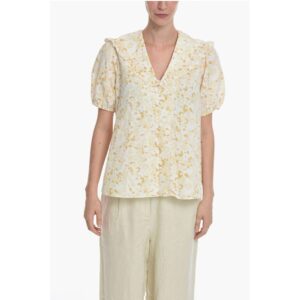 Floral-Printed JYTTA Blouse with Ruffle
