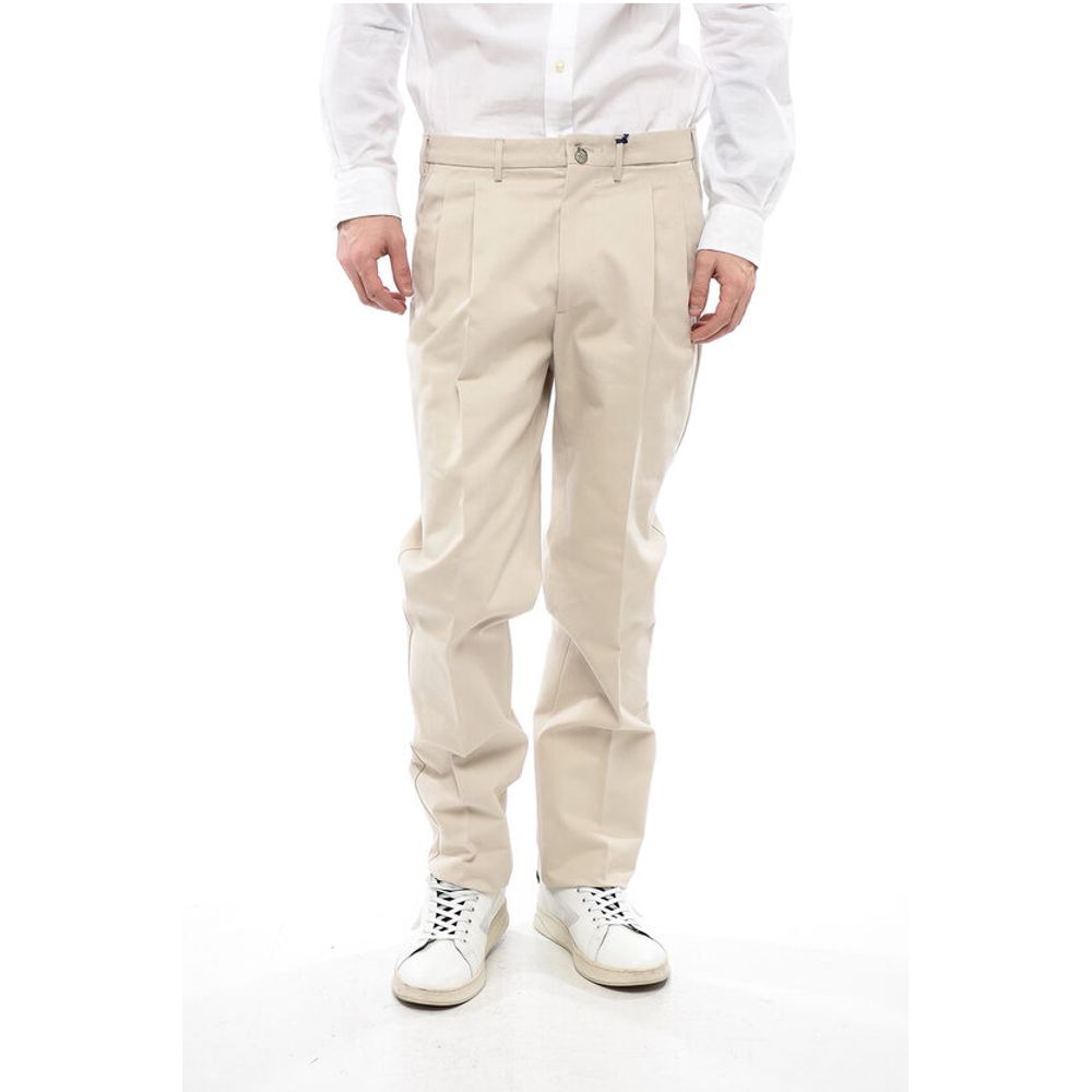 Cotton CLARK Double Pleat Pants