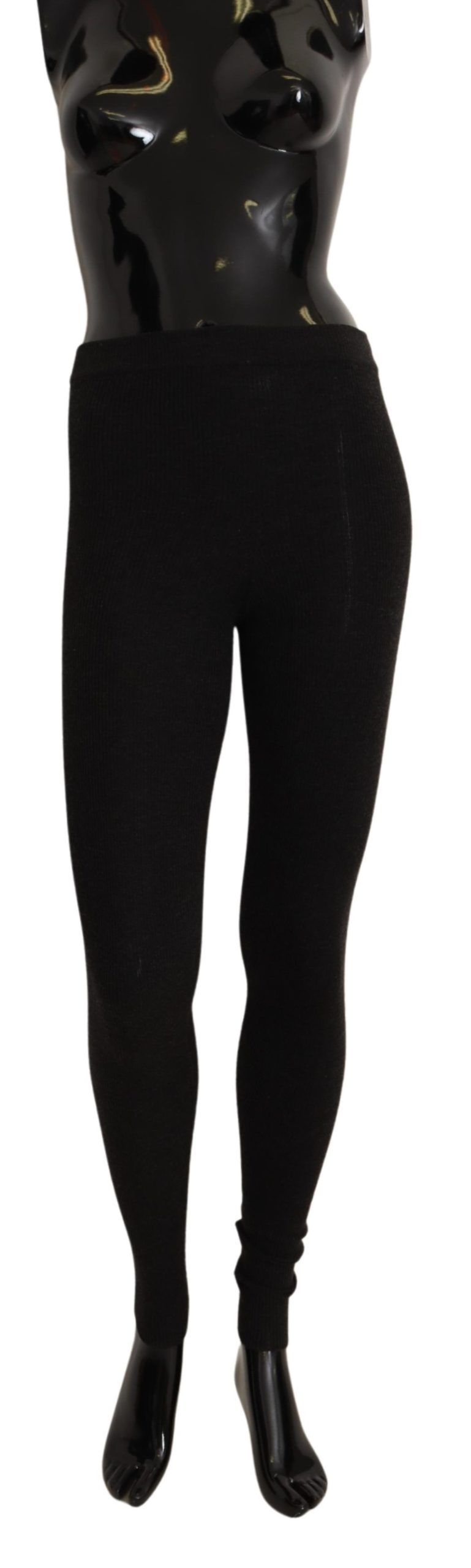 Elegant Cashmere Gray Tights  Winter Luxury