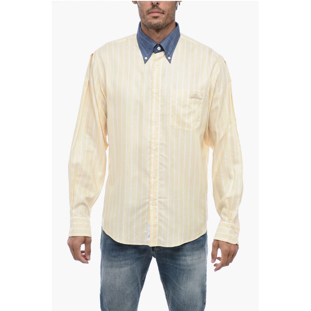 Button Down Awning Striped Shirt