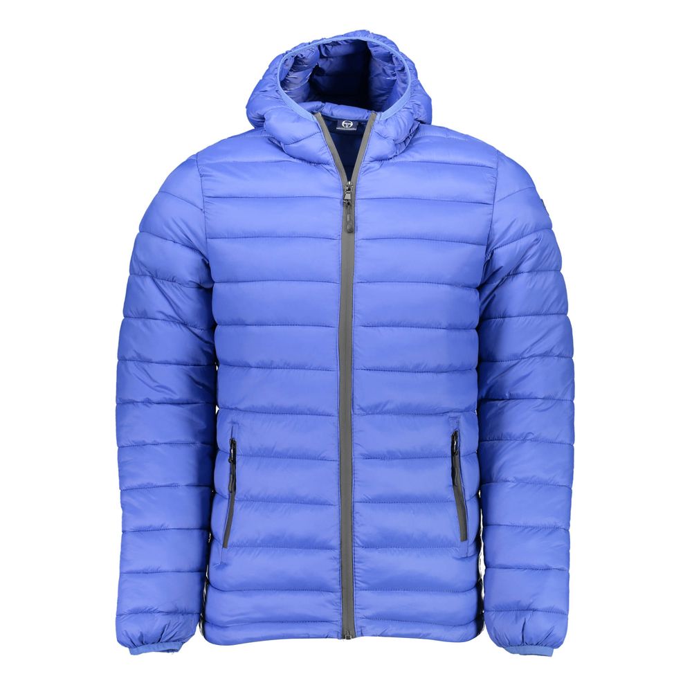 Blue Polyester Jacket