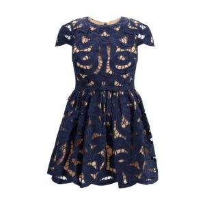 Embroidered short Dress
