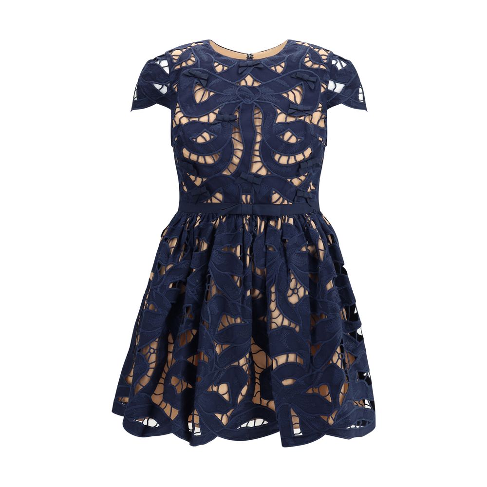 Embroidered short Dress