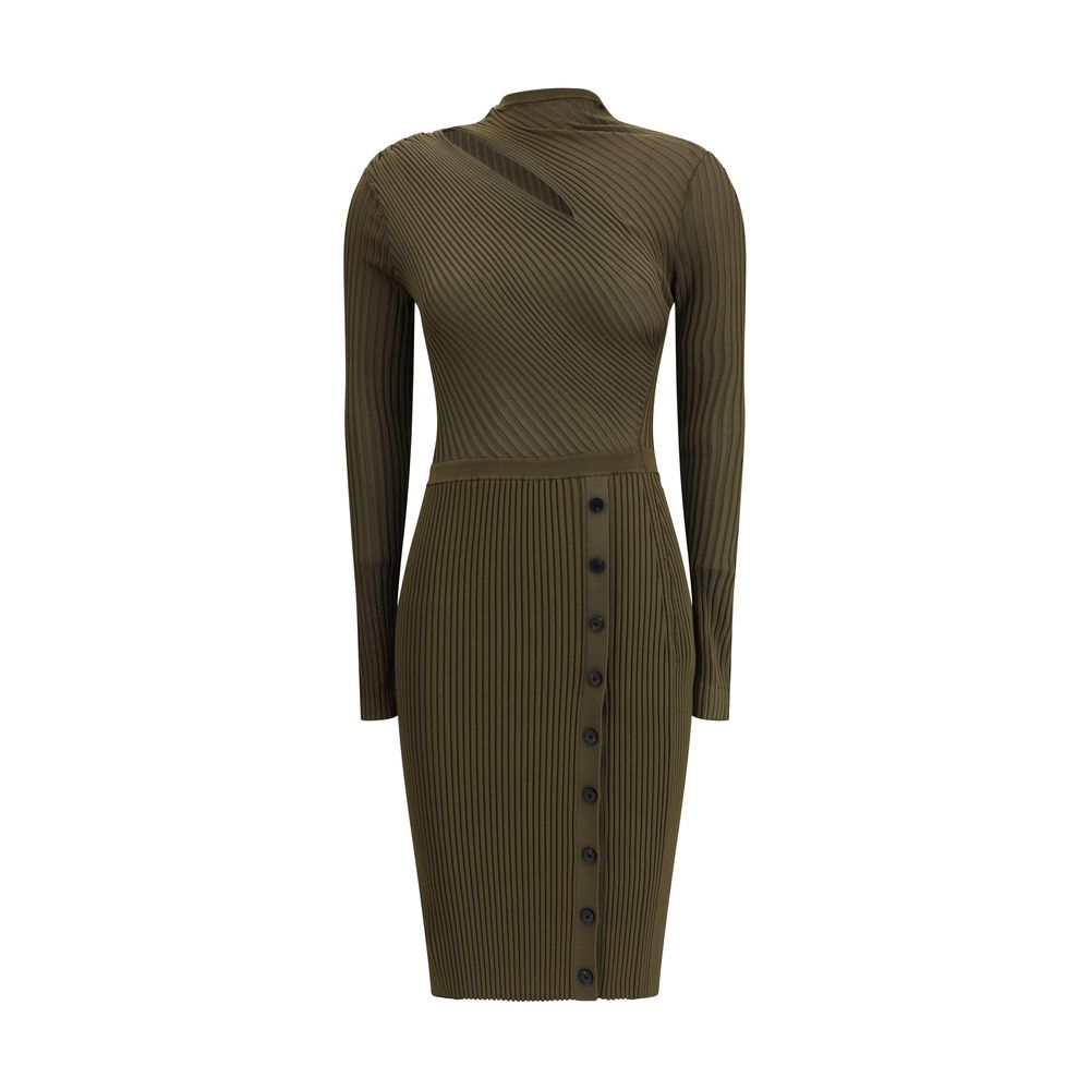 Ribbed midi Dress