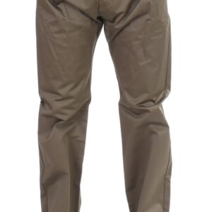 Elegant Green Comfort Straight Fit Pants