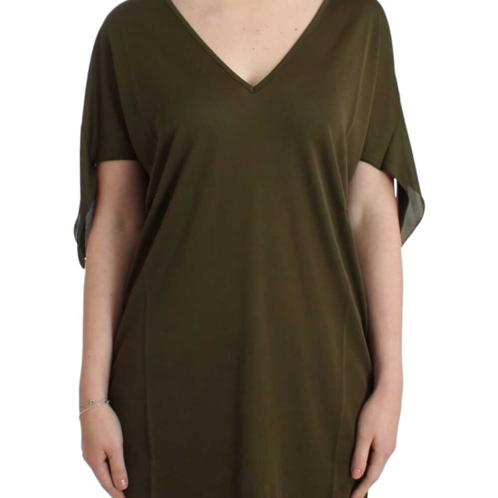Emerald Elegance Rayon Blouse