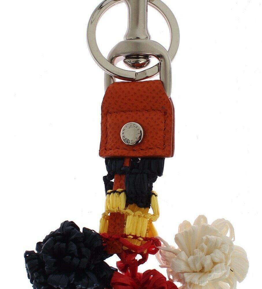 Sicilian Raffia Charm Keyring
