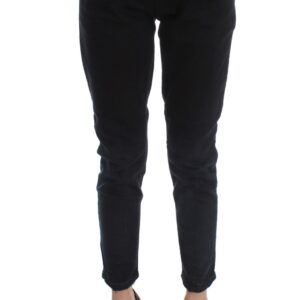 Sleek Slim Fit Black Denim Jeans