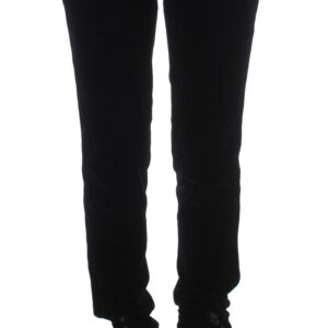 Elegant Black Slim Fit Trousers