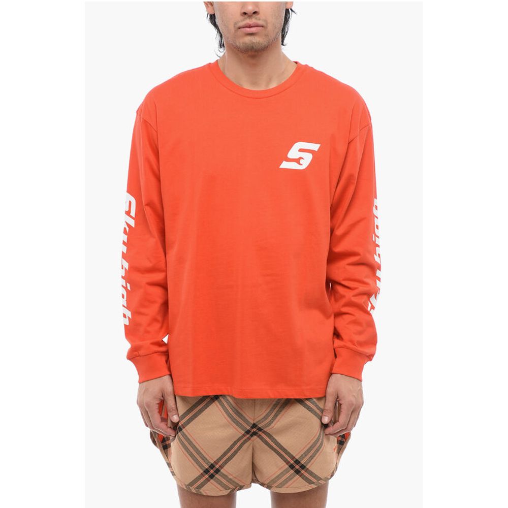 Long Sleeved Organic Cotton Crewneck T-Shirt
