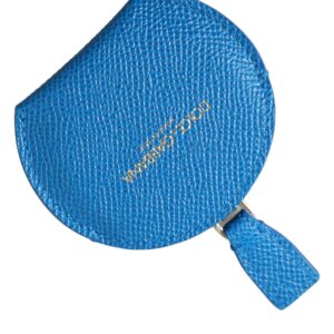 Elegant Blue Leather Mirror Holder