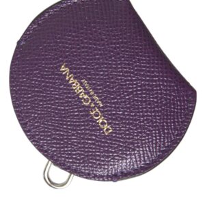 Elegant Purple Leather Mirror Holder
