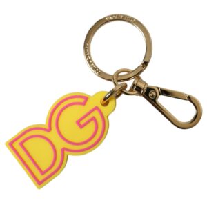 Chic Yellow Gold Keychain Charm