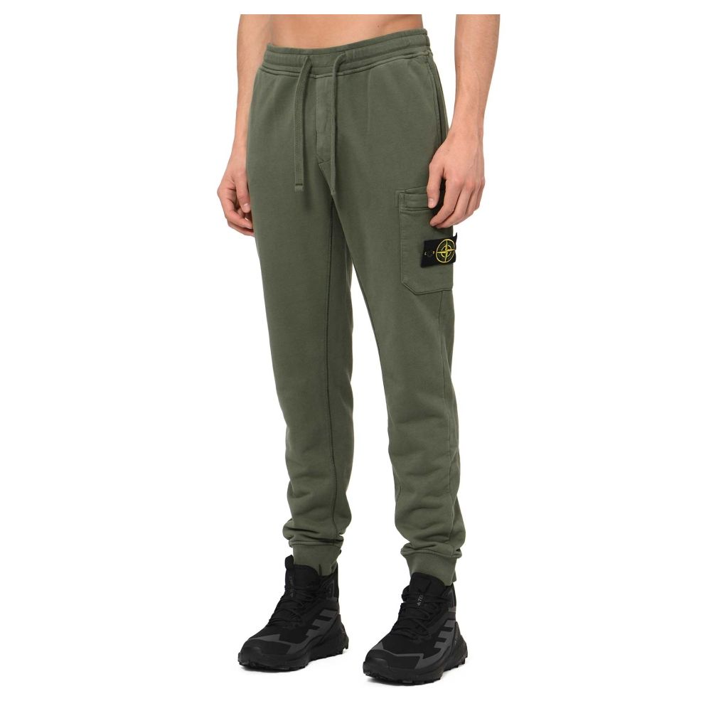 Beige Cotton Men's Pants