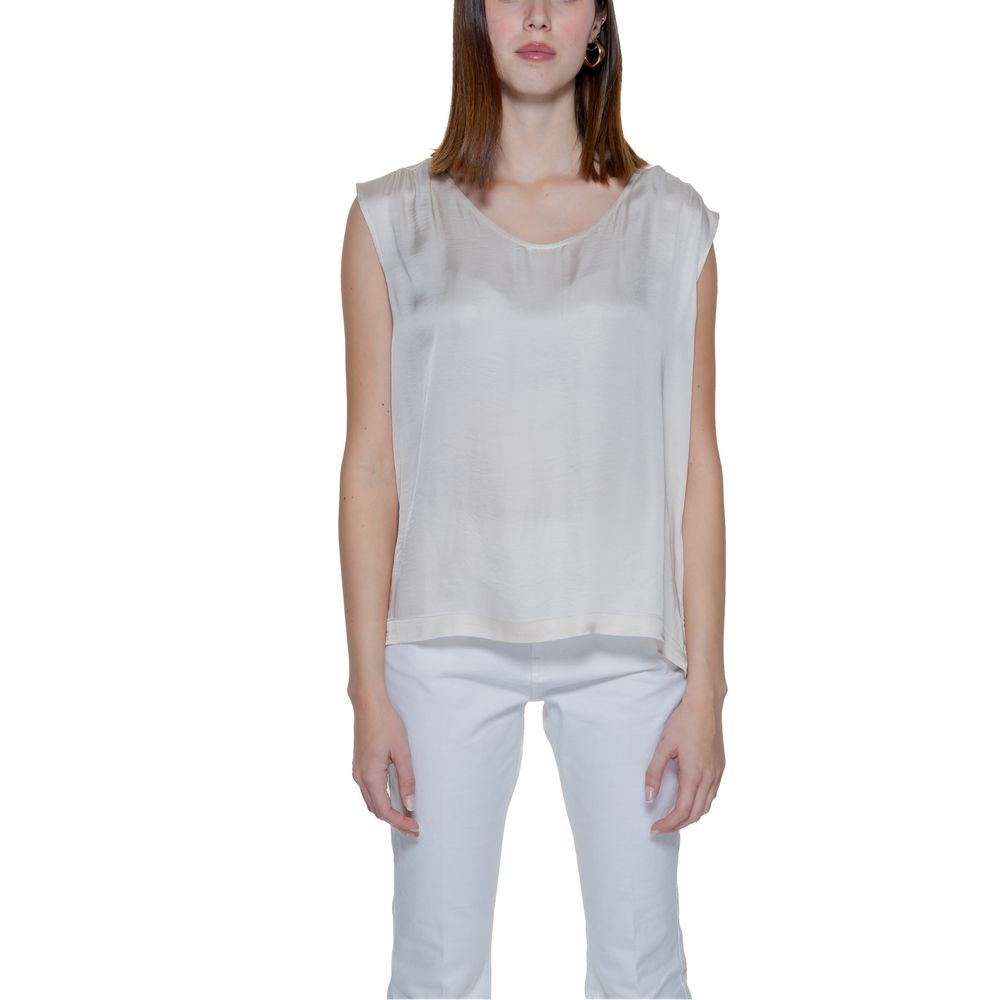 Cream Viscose Blouse