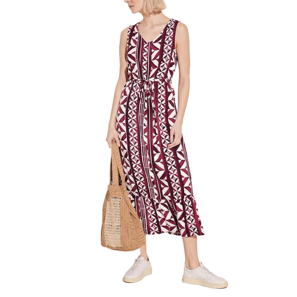 Red Viscose Long