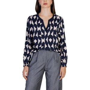 Blue Viscose Blouse