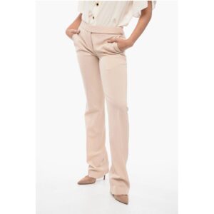Tailored Low-Waist Pants with Slim Fit