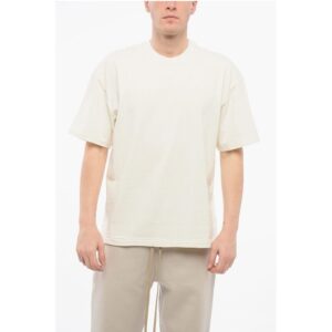 Solid Color VINTAGE STUDIO Crew-neck T-Shirt