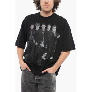 Printed NSYNC INTERVIEW Crew-neck T-Shirt