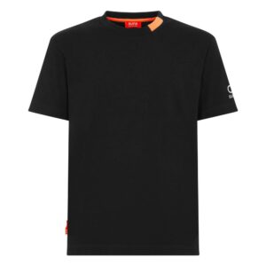 Black Cotton Men T-Shirt