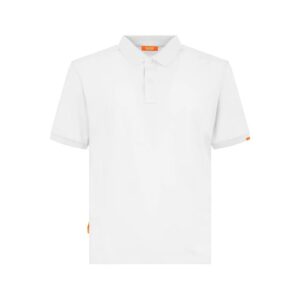 White Cotton Polo Shirt